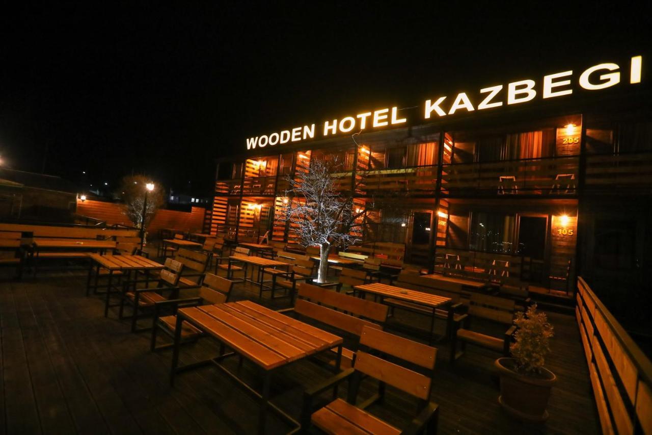 Wooden Hotel Kazbegi Bagian luar foto