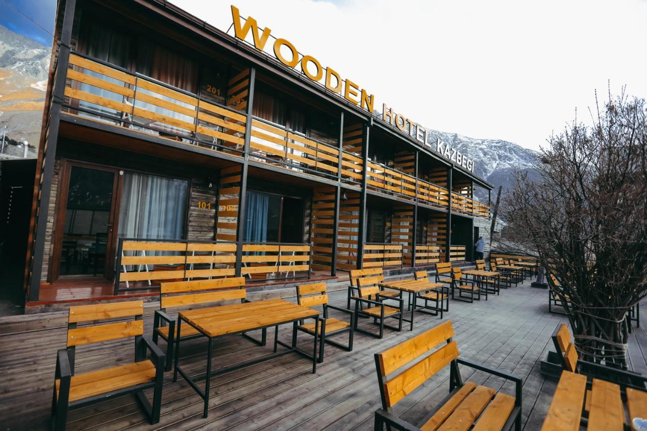 Wooden Hotel Kazbegi Bagian luar foto