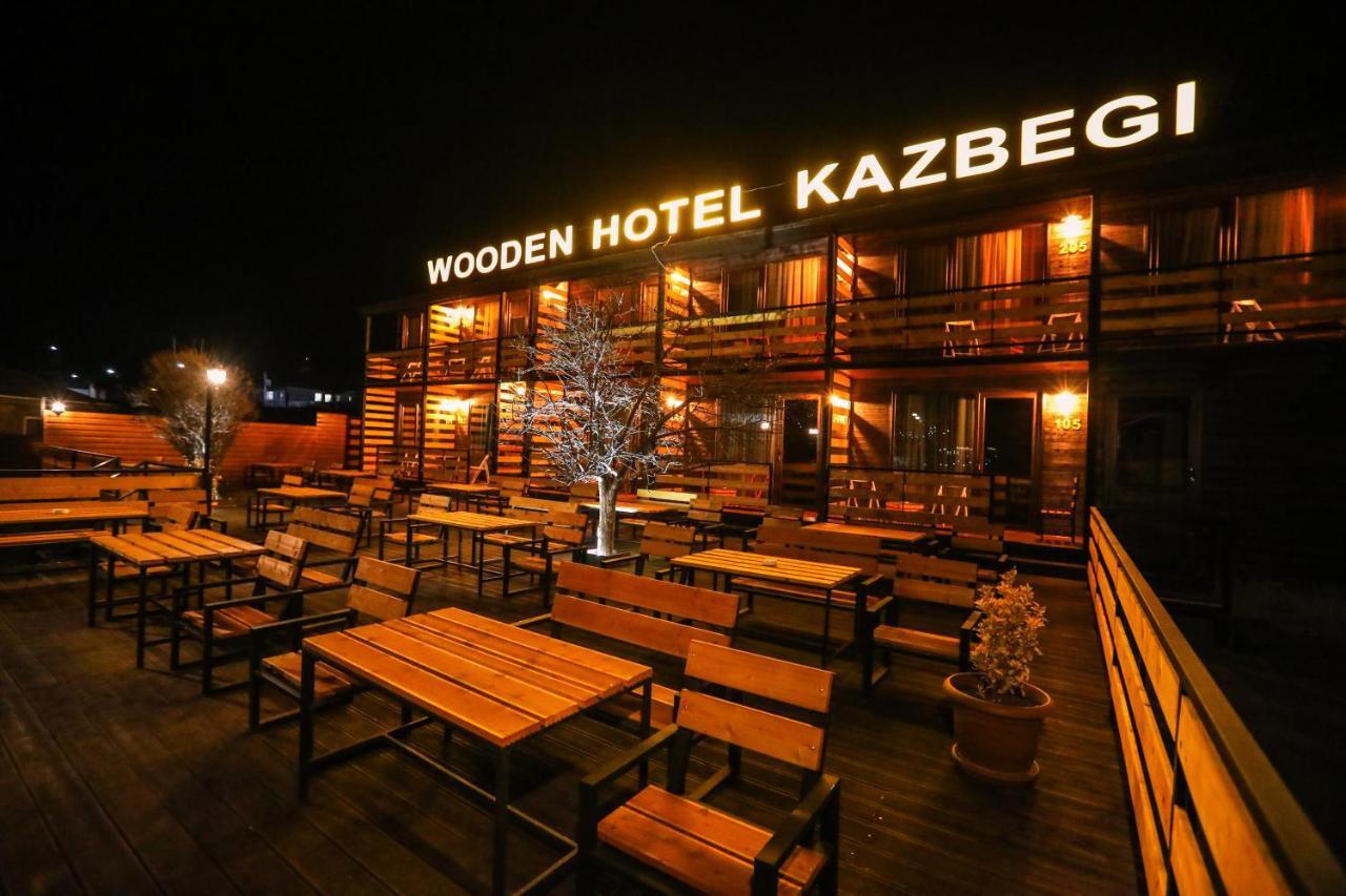 Wooden Hotel Kazbegi Bagian luar foto